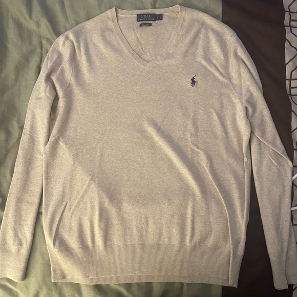 Men’s Polo Ralph Lauren V-Neck Sweater - Picture 1 of 4